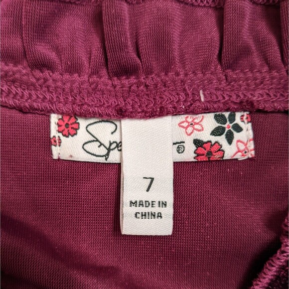 SPEECHLESS Girl Christmas Holiday Dress Velour Sparkles 7 - Picture 7 of 8